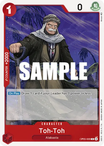 Toh-Toh, OP05-009, a Common from Awakening of the New Era