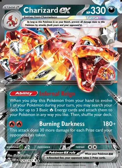 Charizard ex, Obsidian Flames 125/197