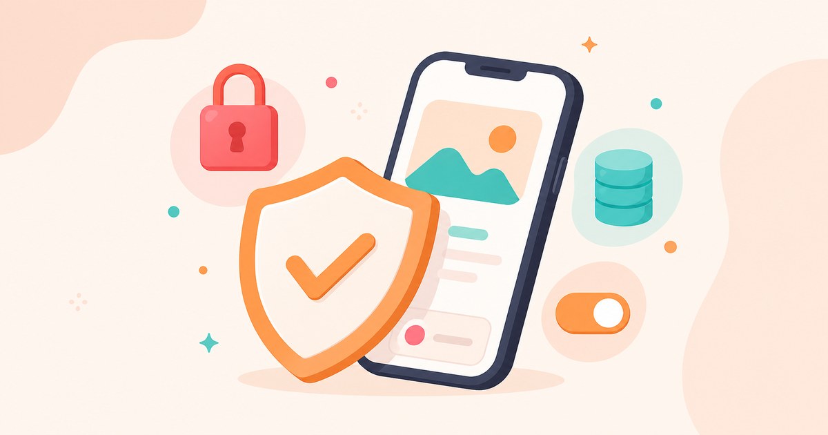 Google Play Data safety form declaration on a developer's screen