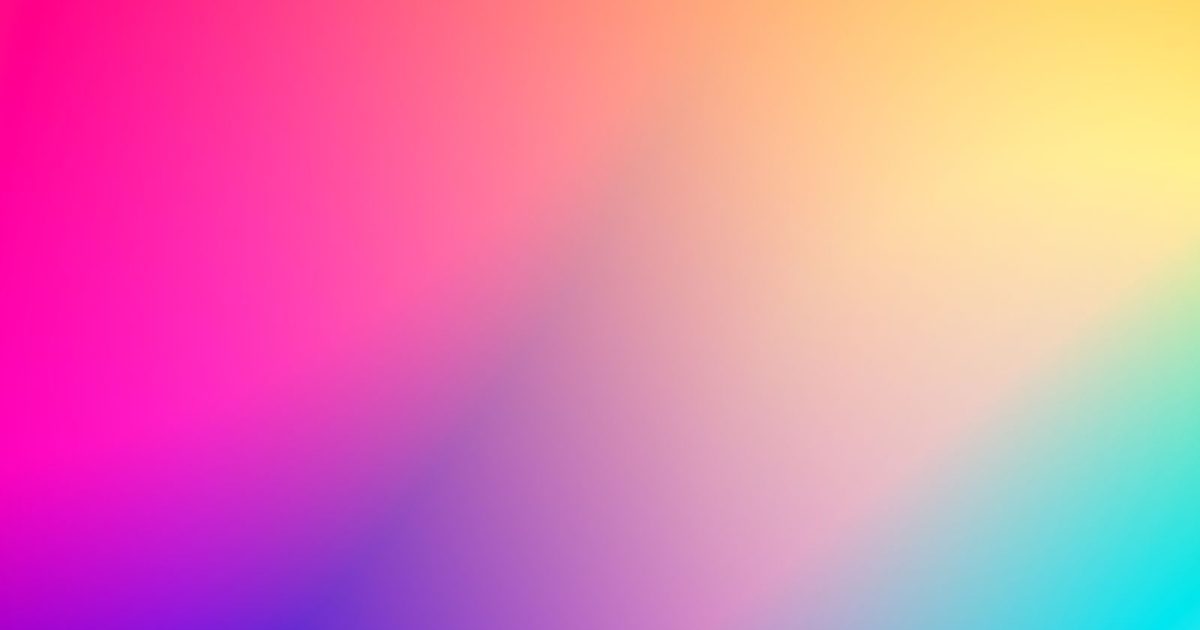A smooth colorful gradient spanning many hues